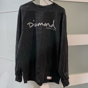 Diamond Supply Co. Charcoal Sweatshirt size XL